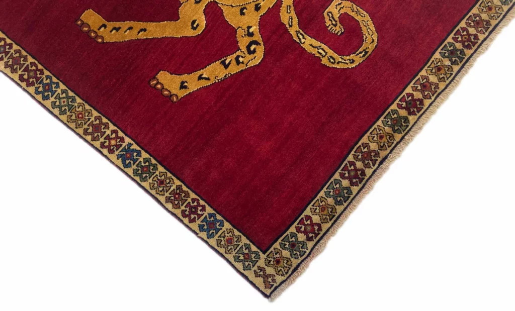Perserteppich Fars Gabbeh 209 x 125 cm Schurwolle handgeknüpft
