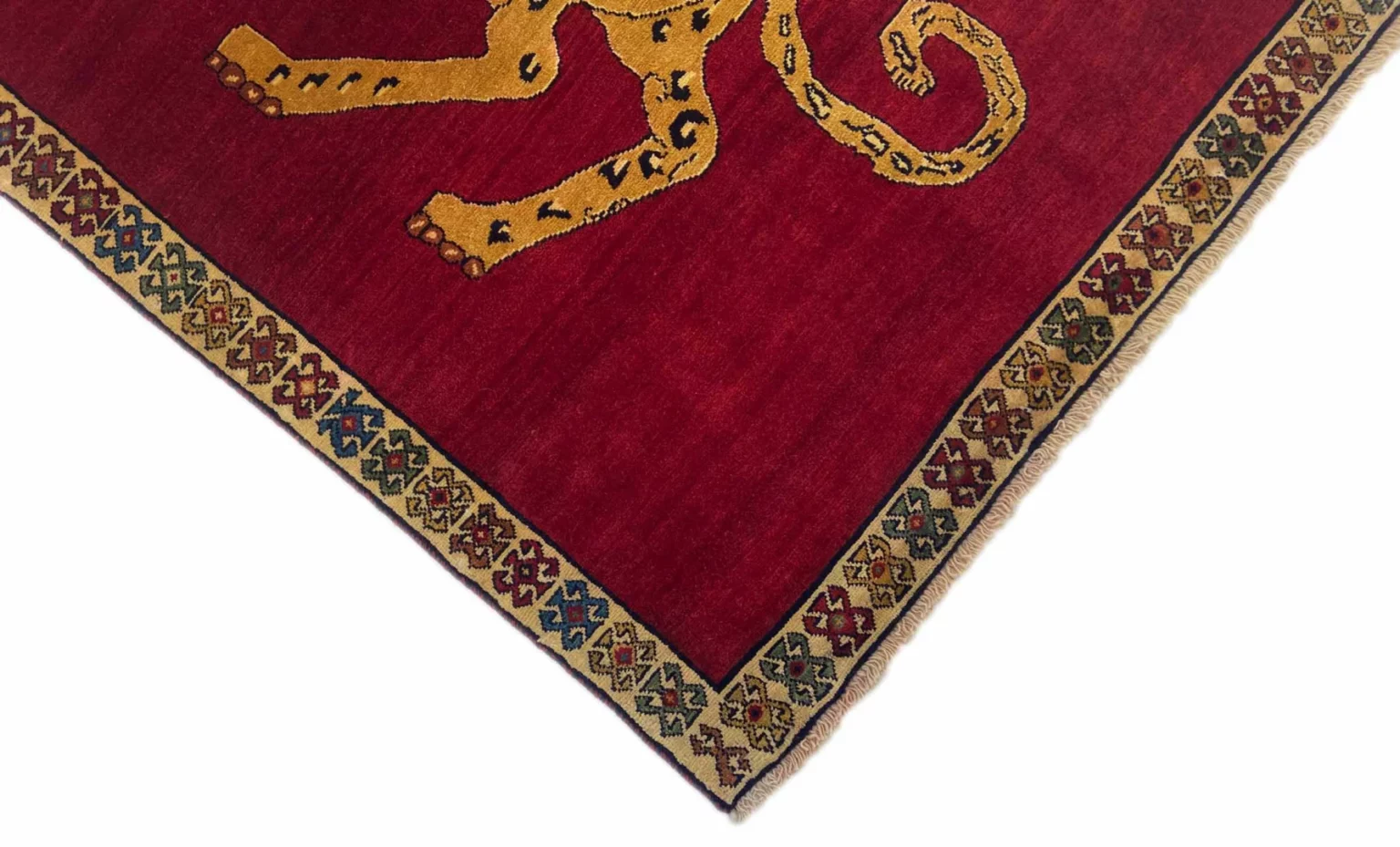 Perserteppich Fars Gabbeh 209 x 125 cm Schurwolle handgeknüpft
