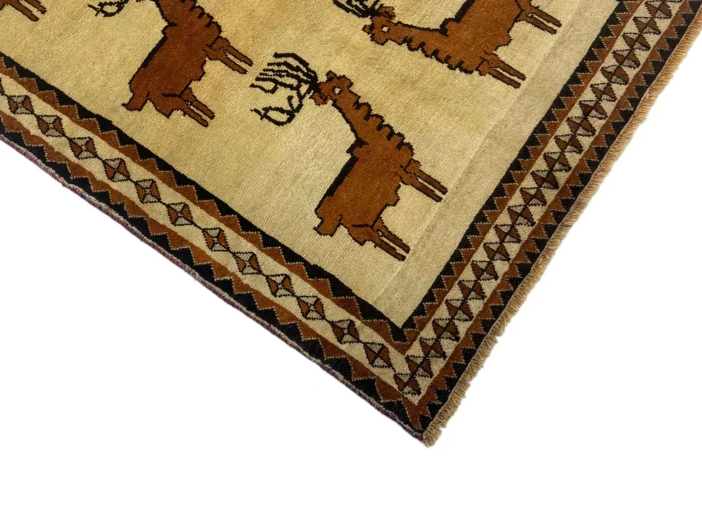 Perserteppich Fars 224 x 114 cm Wolle handgeknüpft