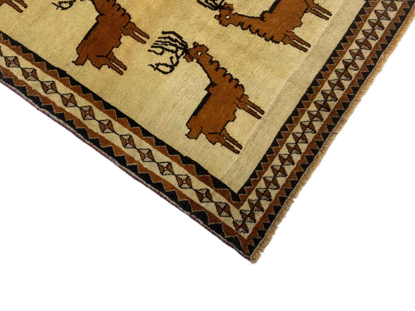 Perserteppich Fars 224 x 114 cm Wolle handgeknüpft