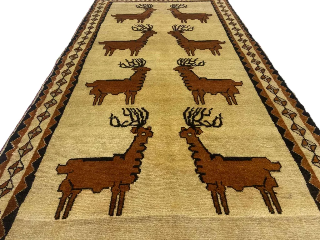 Perserteppich Fars 224 x 114 cm Wolle handgeknüpft