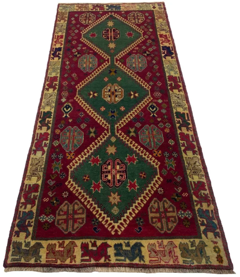 Perserteppich Fars 222 x 96 cm Wolle handgeknüpft
