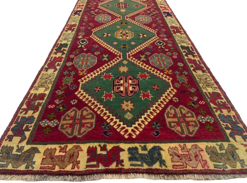 Perserteppich Fars 222 x 96 cm Wolle handgeknüpft