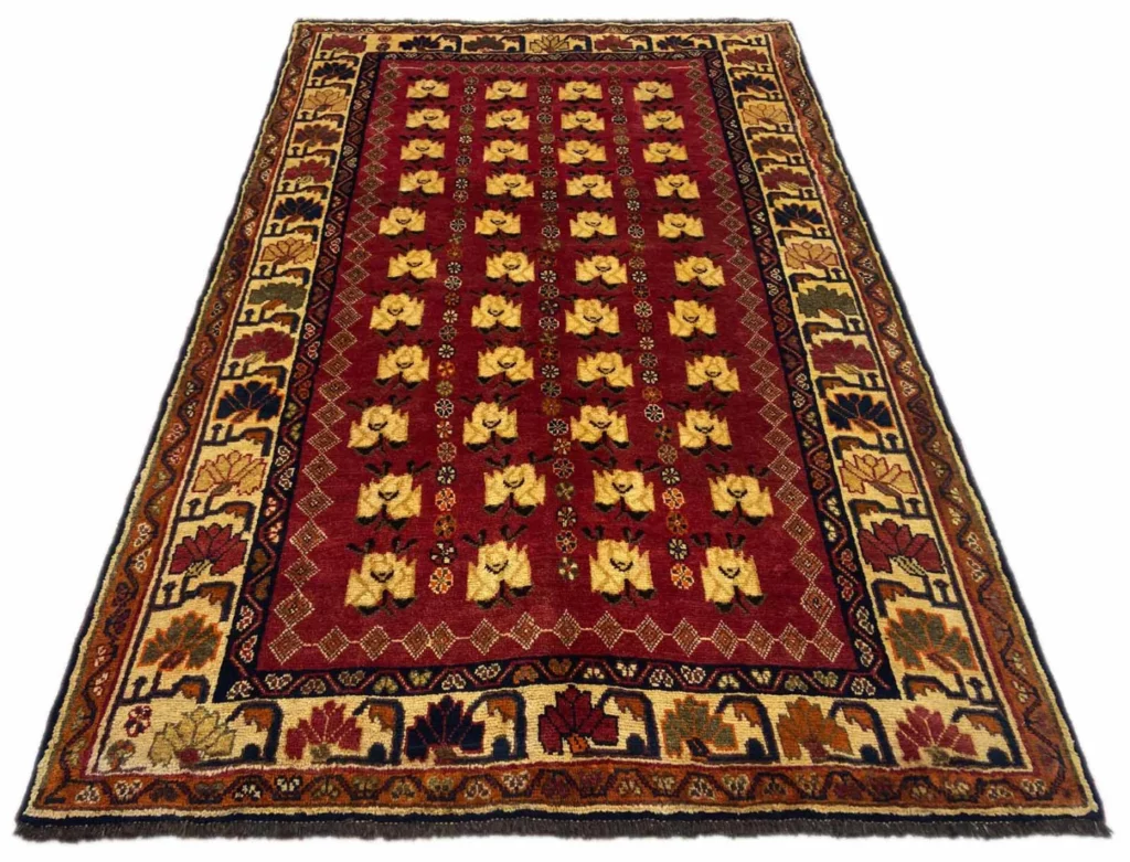 Perserteppich Fars 226 x 146 cm Schurwolle handgeknüpft