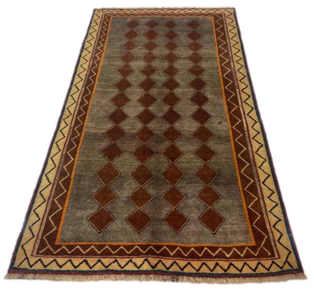 Perserteppich Fars 227 x 127 cm Wolle handgeknüpft