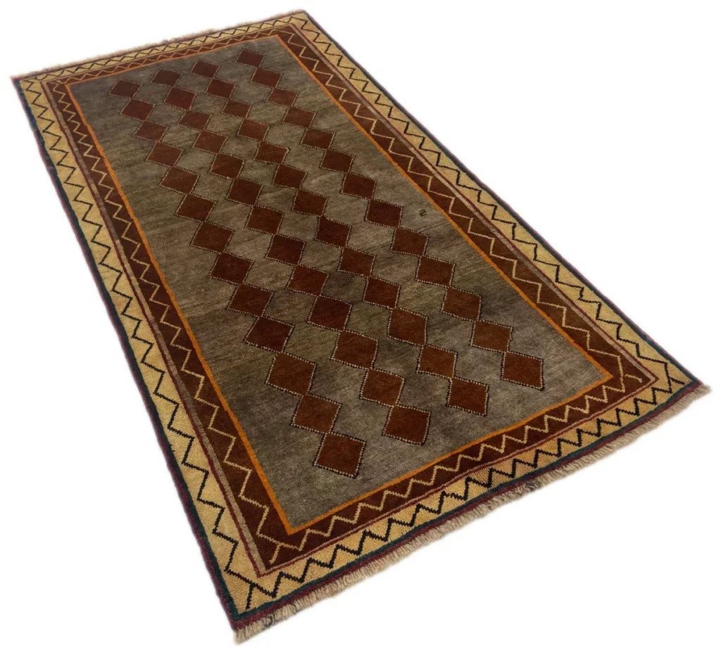 Perserteppich Fars 227 x 127 cm Wolle handgeknüpft