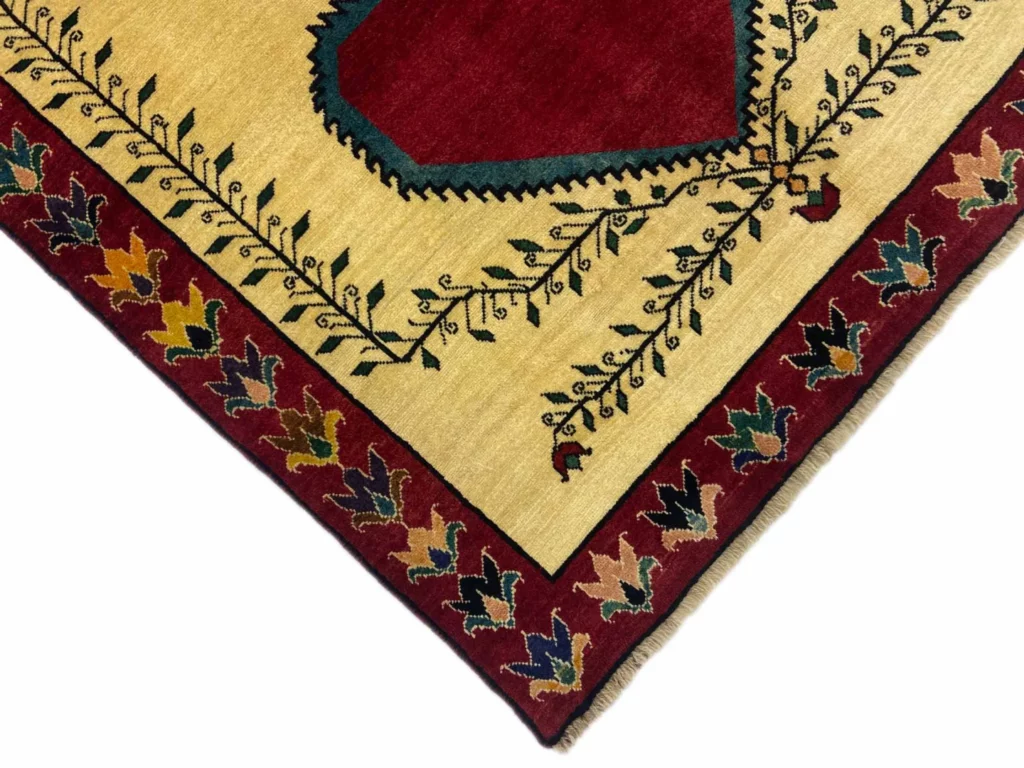 gabbeh-shuli-teppich-231-x-154-cm-90000-180000-knoten-m-ausgefallene-3 Perserteppich Fars 231 x 154 cm Wolle handgeknüpft