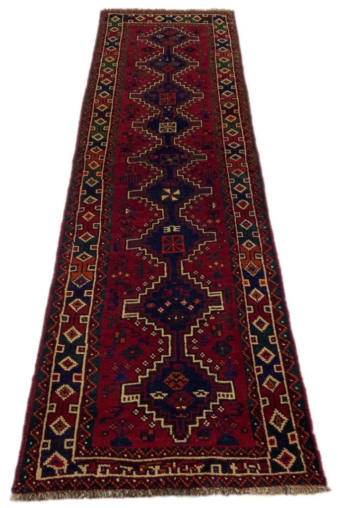 Perserteppich Fars 261 x 76 cm Schurwolle handgeknüpft