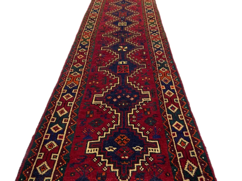 Perserteppich Fars 261 x 76 cm Schurwolle handgeknüpft
