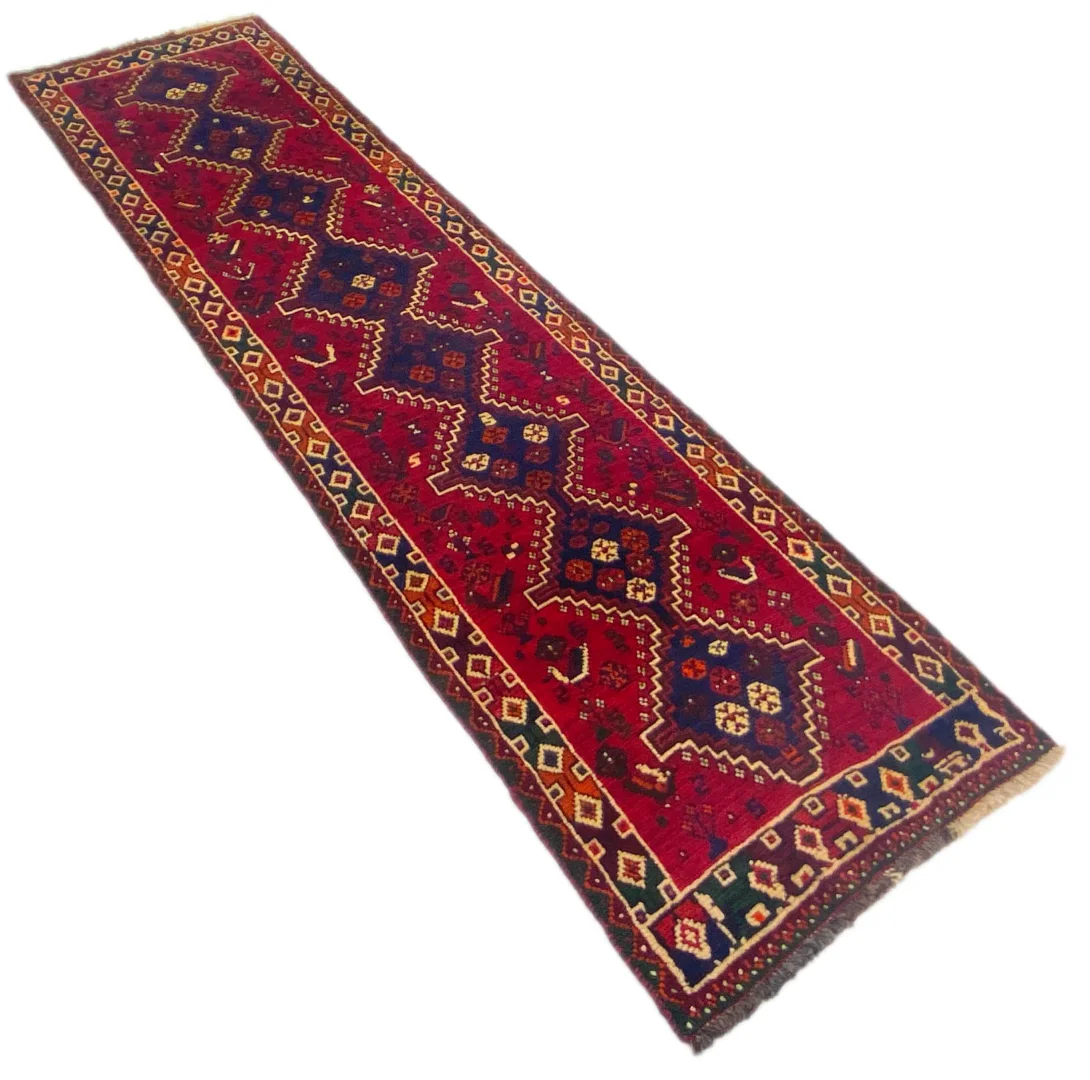 Perserteppich Fars 291 x 73 cm Wolle handgeknüpft