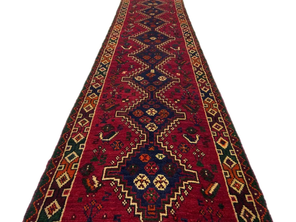 Perserteppich Fars 291 x 73 cm Wolle handgeknüpft