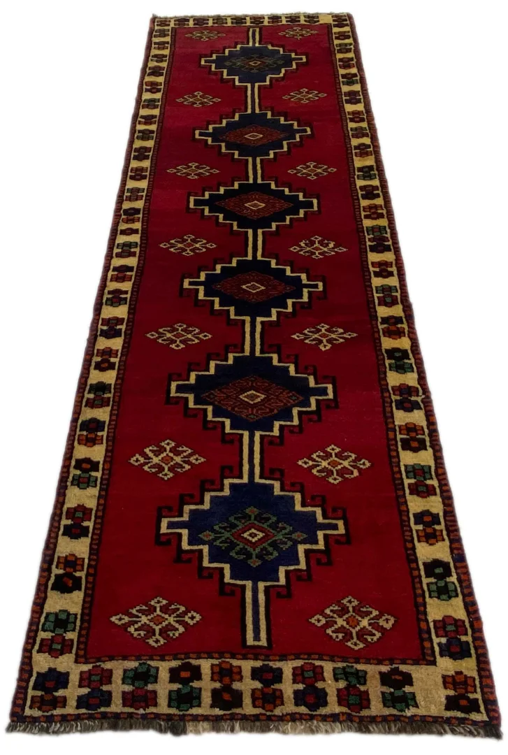 Perserteppich Fars 290 x 90 cm Wolle handgeknüpft