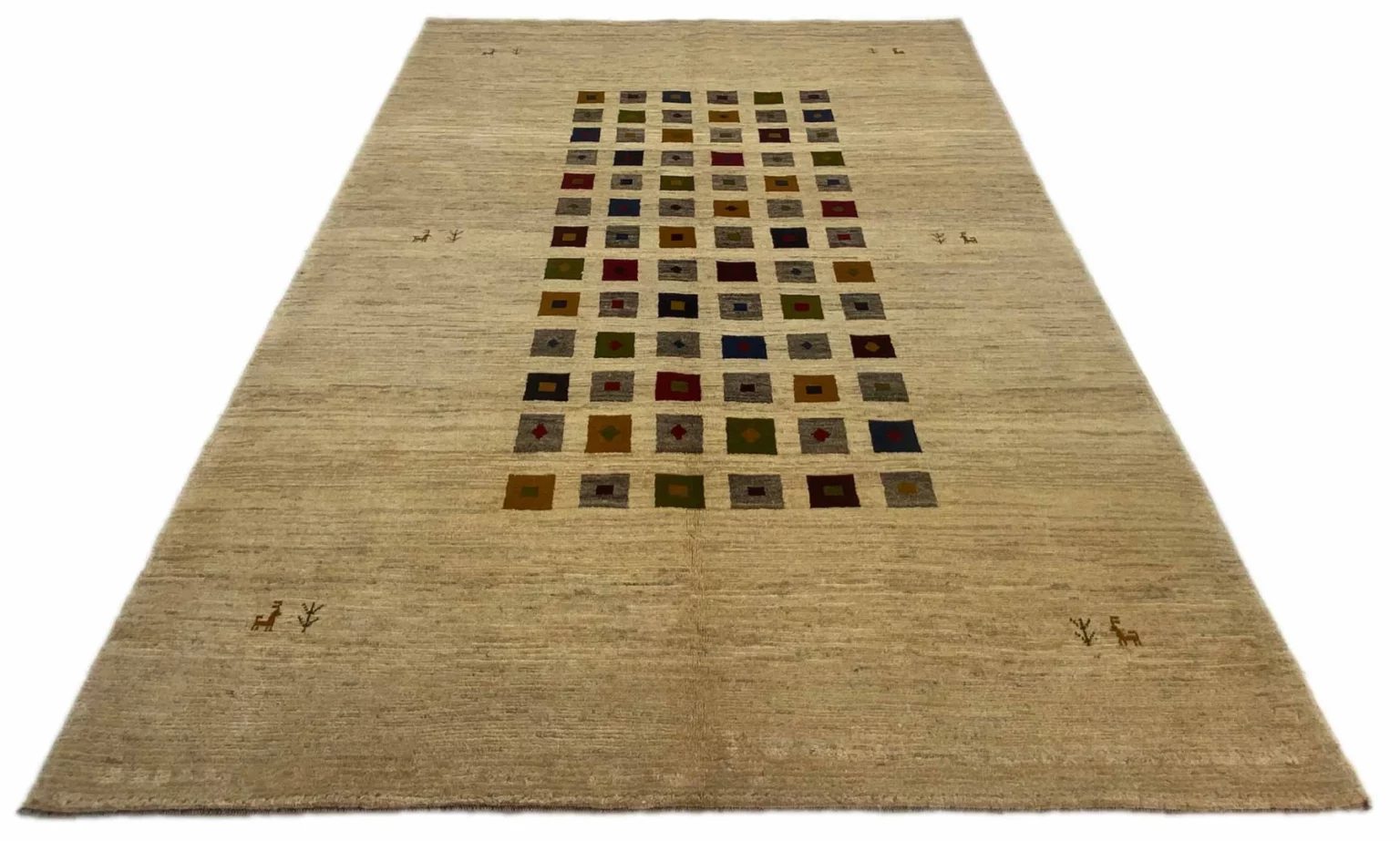Perserteppich Gabbeh 292 x 202 cm Wolle handgeknüpft