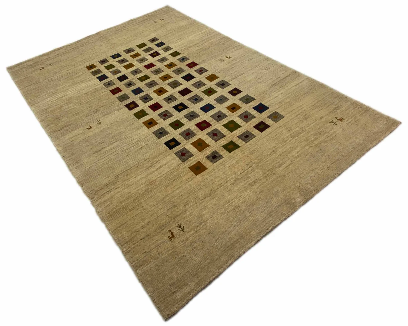 Perserteppich Gabbeh 292 x 202 cm Wolle handgeknüpft
