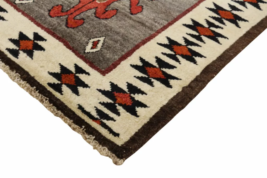 gabbeh-shuli-189-x-100-cm-kreative-muster-knotendichte-90000-1-3 Perserteppich Fars 189 x 100 cm Wolle handgeknüpft