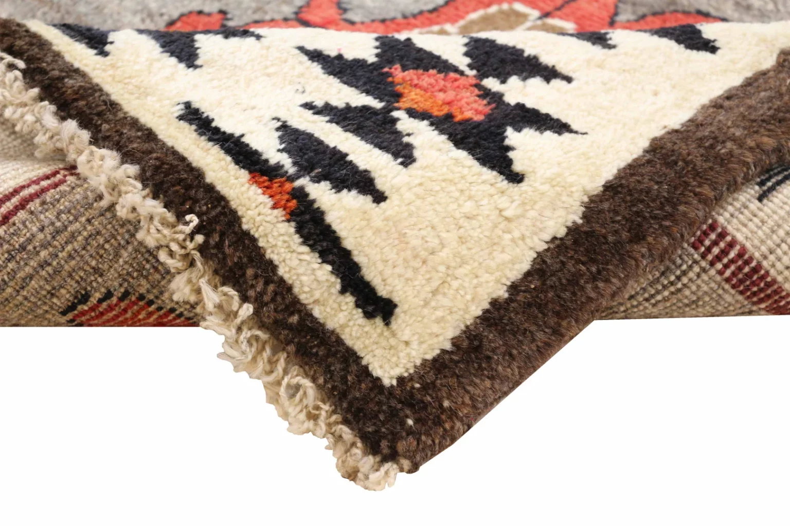 gabbeh-shuli-189-x-100-cm-kreative-muster-knotendichte-90000-1-4 Perserteppich Fars 189 x 100 cm Wolle handgeknüpft