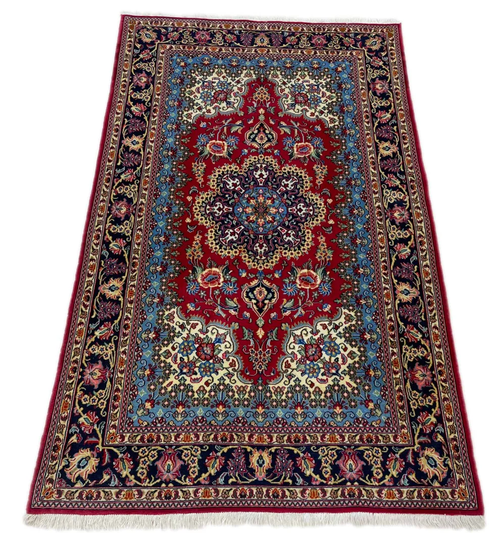 Perserteppich Ghom 184 x 114 cm Wolle handgeknüpft