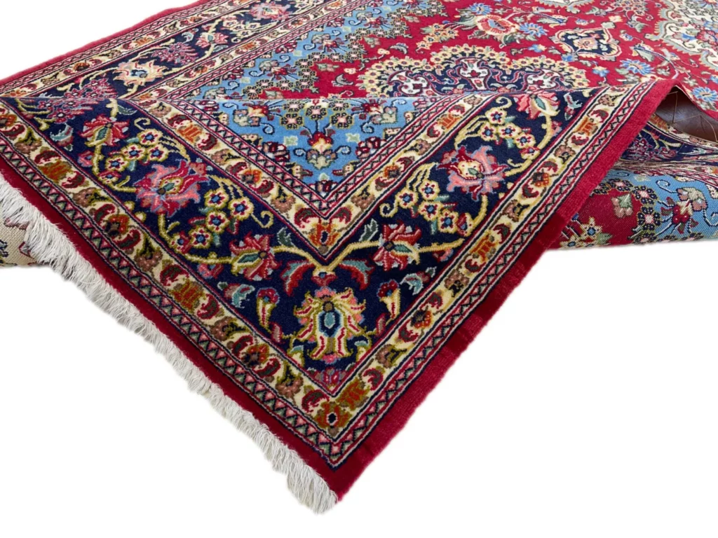 Perserteppich Ghom 184 x 114 cm Wolle handgeknüpft
