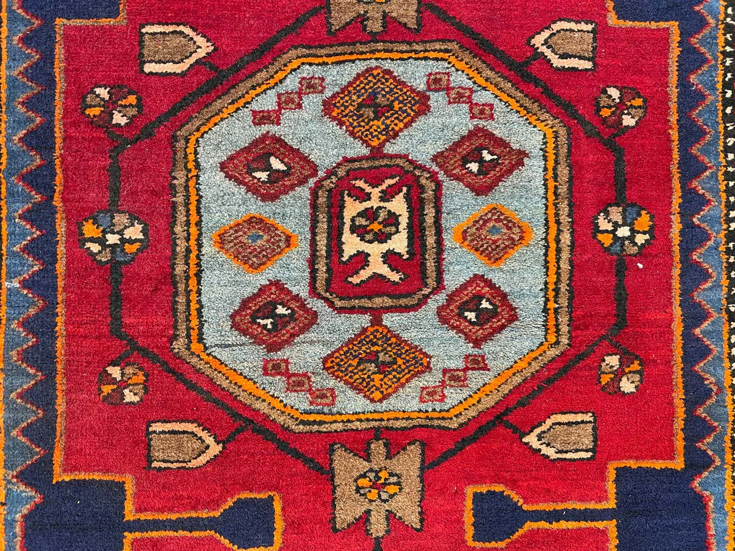 Perserteppich Goltogh 215 x 129 cm Wolle handgeknüpft