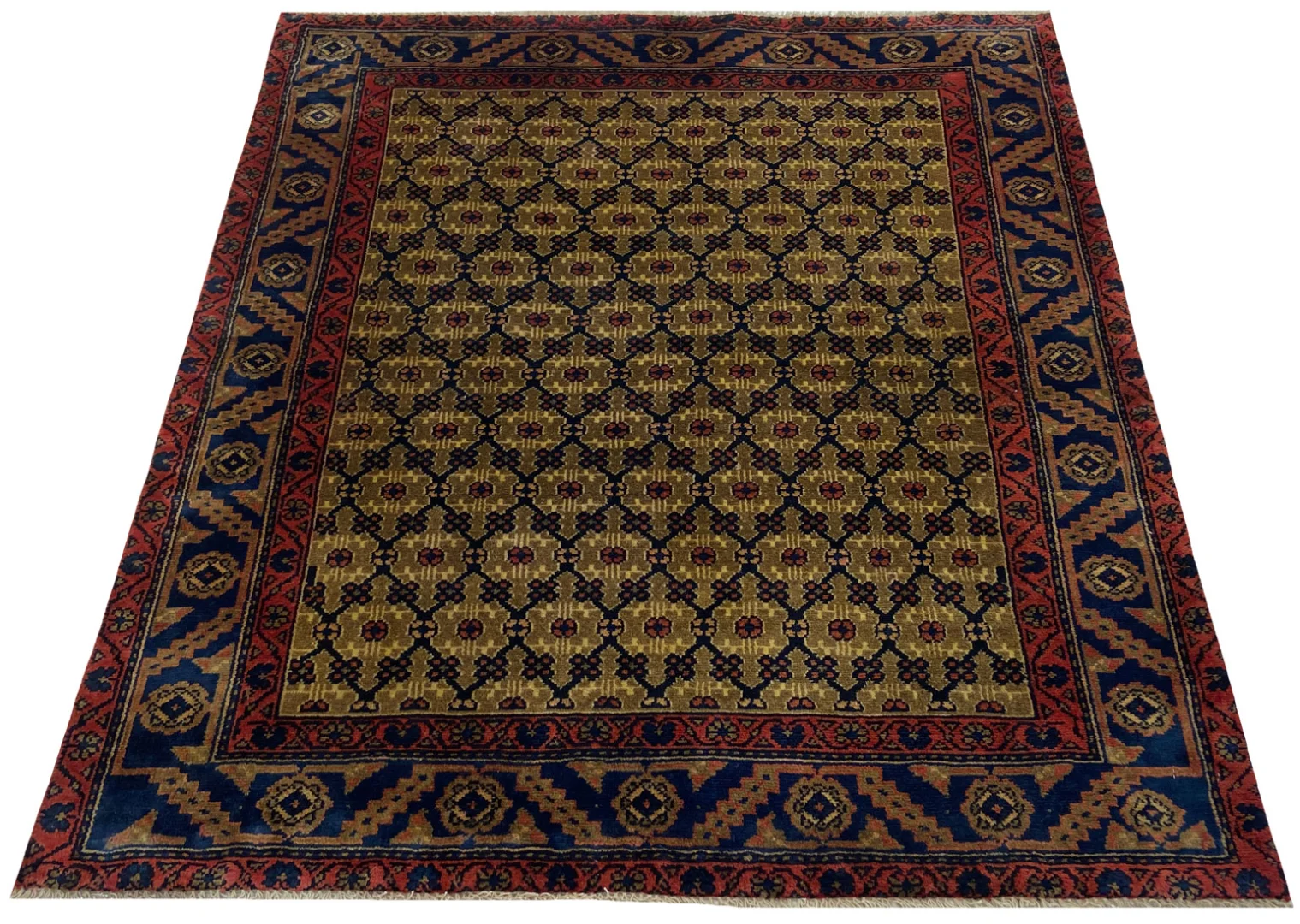 hamadan-teppich-142-x-125-cm-knotendichte-100000-350000-knoten-m-1-1 Perserteppich Hamadan 142 x 125 cm Wolle handgeknüpft