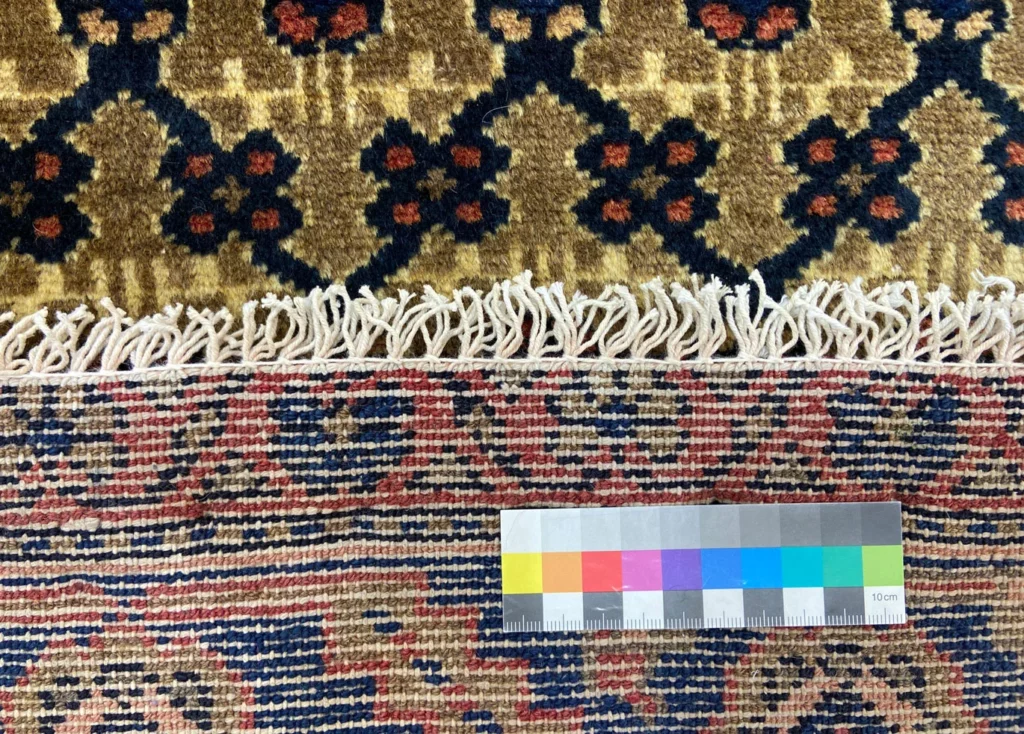 hamadan-teppich-142-x-125-cm-knotendichte-100000-350000-knoten-m-1-4 Perserteppich Hamadan 142 x 125 cm Wolle handgeknüpft