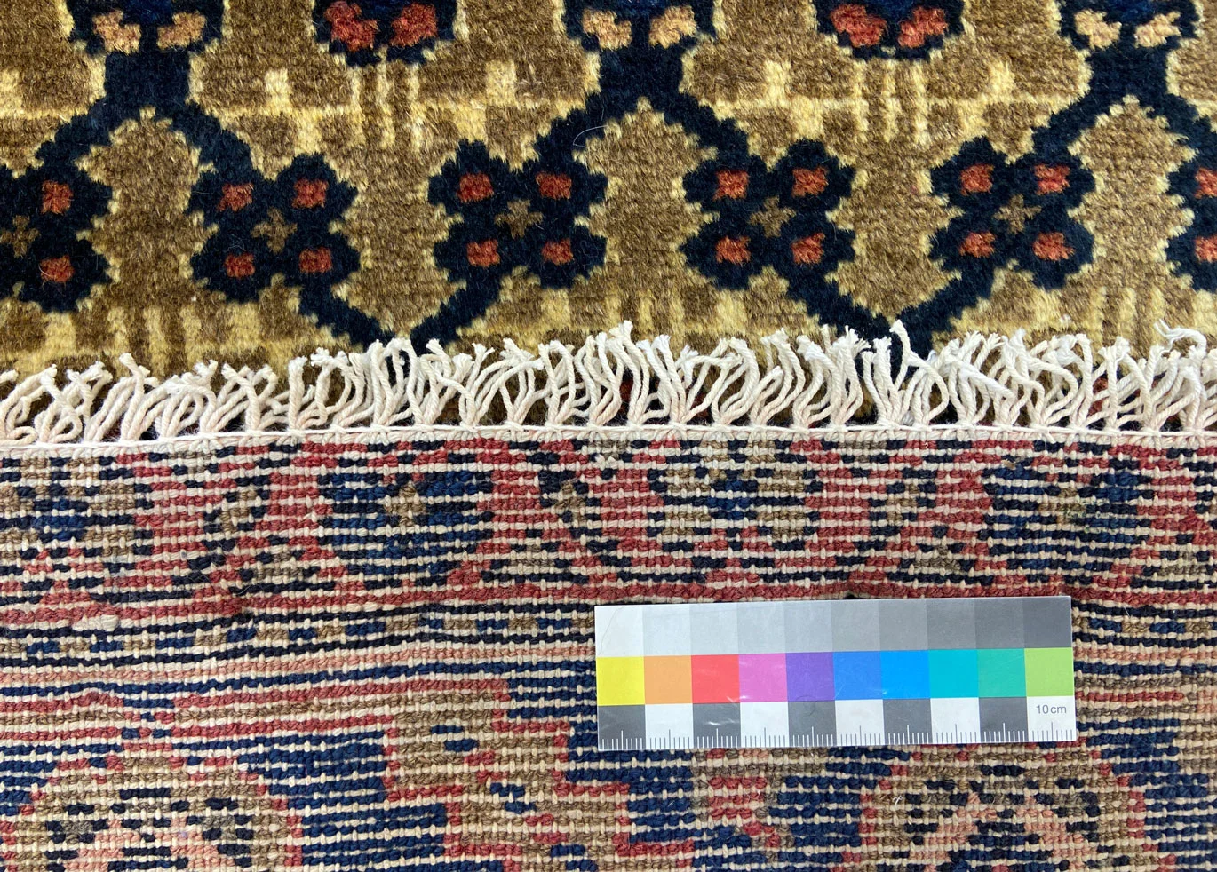 hamadan-teppich-142-x-125-cm-knotendichte-100000-350000-knoten-m-1-4 Perserteppich Hamadan 142 x 125 cm Wolle handgeknüpft