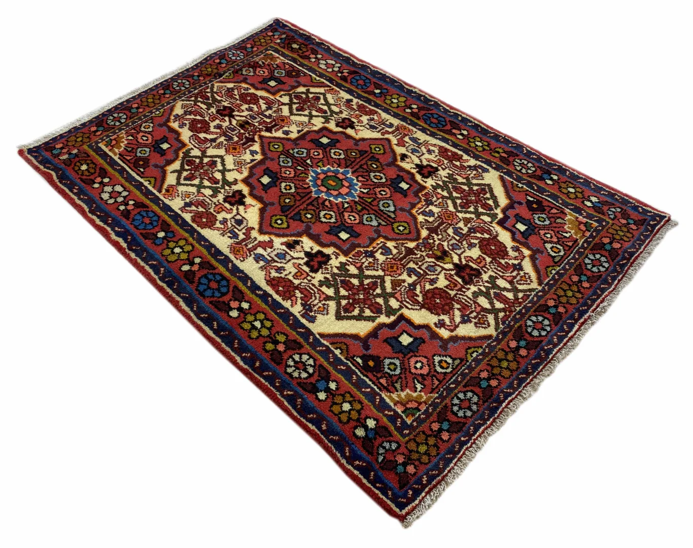 hamadan-teppich-144-x-102-cm-knotendichte-100000-350000-knoten-m-1-2 Perserteppich Hamadan 144 x 102 cm Wolle handgeknüpft