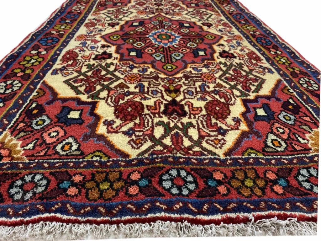 hamadan-teppich-144-x-102-cm-knotendichte-100000-350000-knoten-m-1-4 Perserteppich Hamadan 144 x 102 cm Wolle handgeknüpft