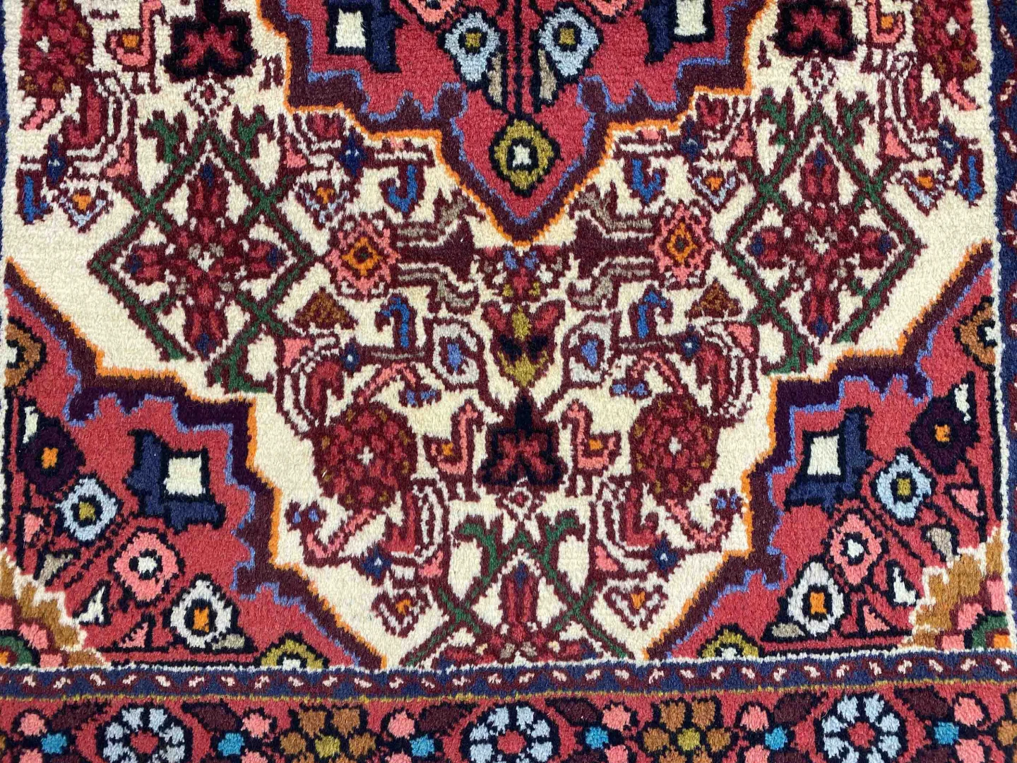 hamadan-teppich-144-x-102-cm-knotendichte-100000-350000-knoten-m-1-5 Perserteppich Hamadan 144 x 102 cm Wolle handgeknüpft