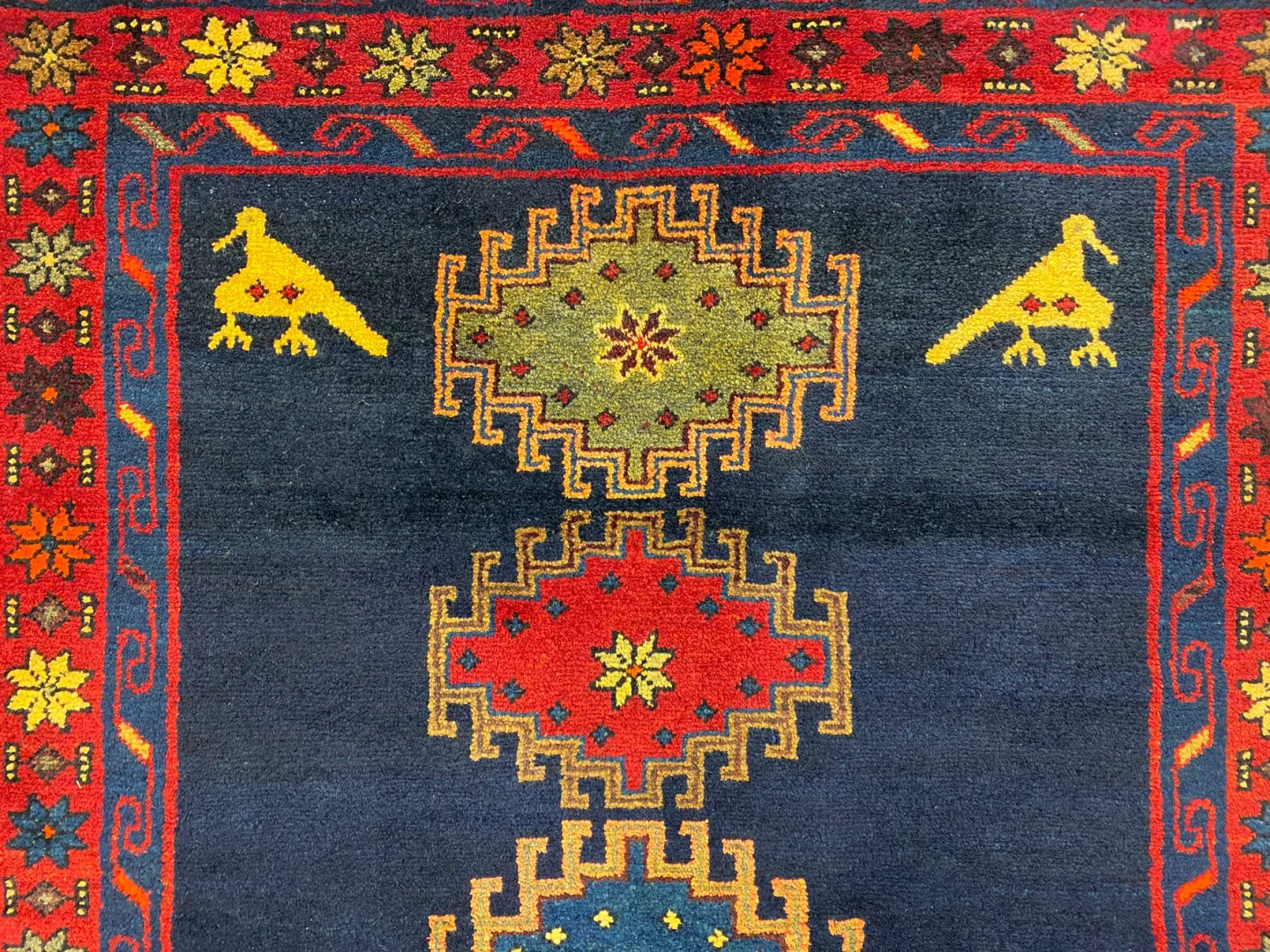 Perserteppich Hamadan 144 x 110 cm Wolle handgeknüpft
