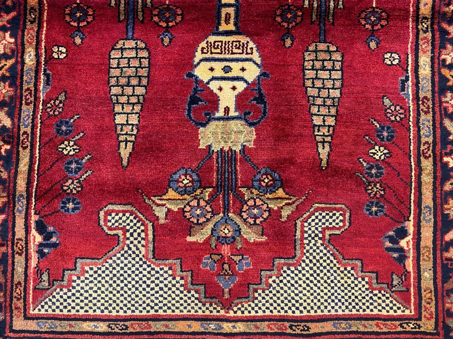 Perserteppich Hamadan 158 x 105 cm Wolle handgeknüpft
