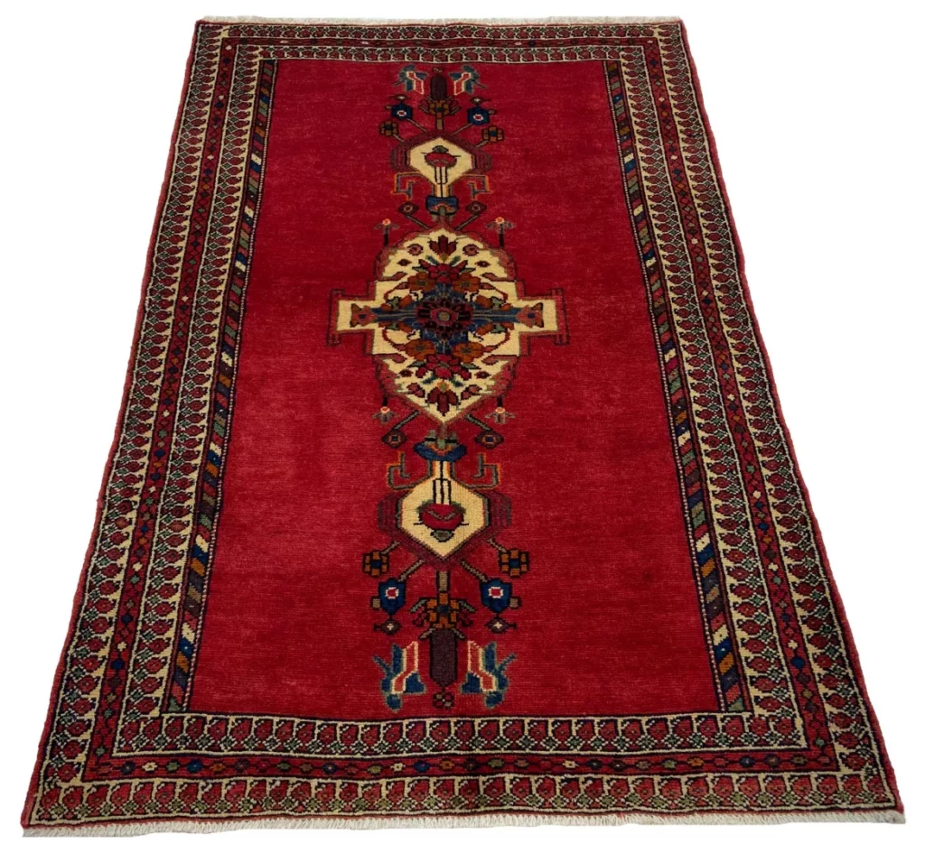Perserteppich Hamadan 177 x 110 cm Wolle handgeknüpft