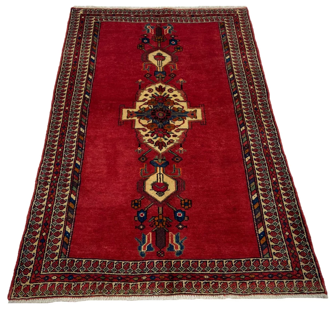 Perserteppich Hamadan 177 x 110 cm Wolle handgeknüpft
