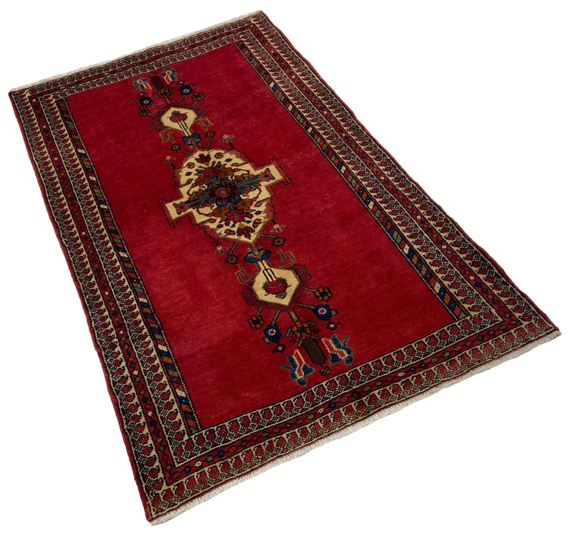 Perserteppich Hamadan 177 x 110 cm Wolle handgeknüpft