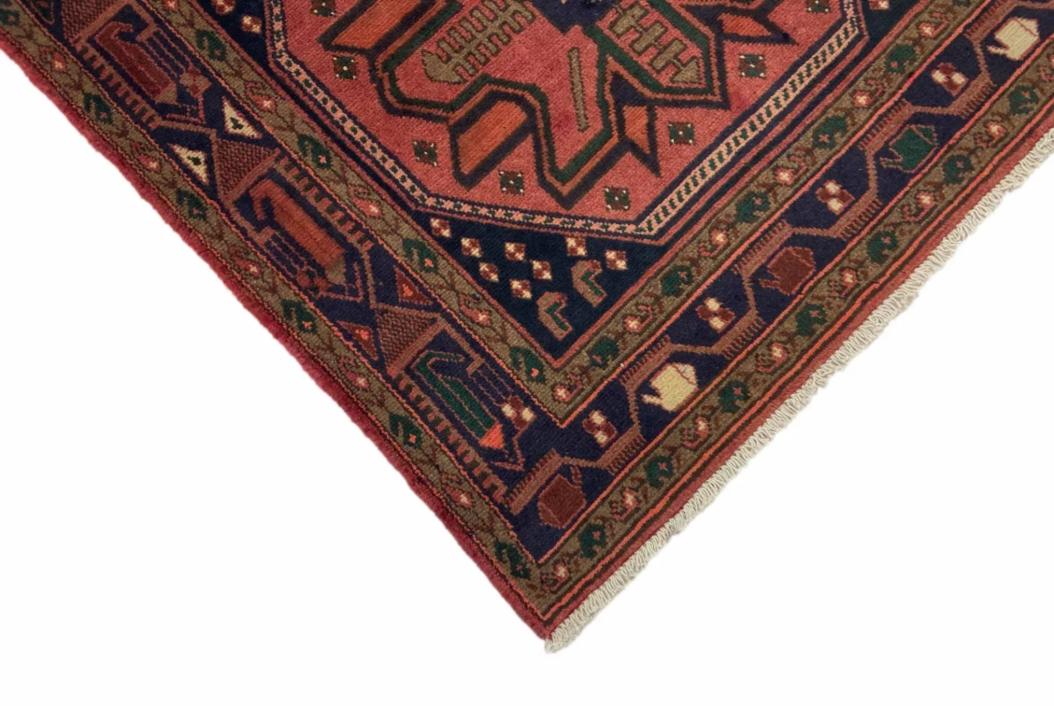 Perserteppich Hamadan 185 x 124 cm Wolle handgeknüpft