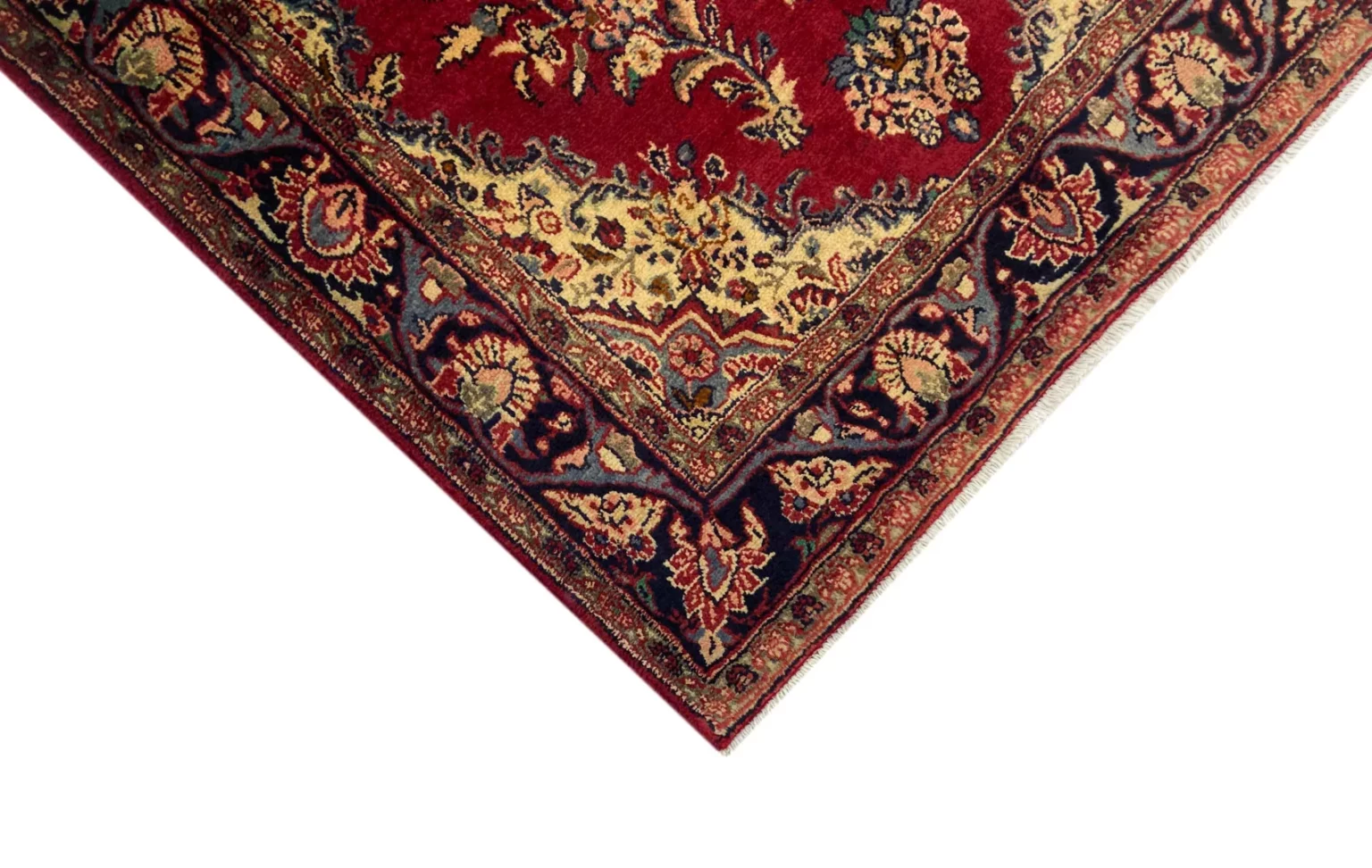 Perserteppich Hamadan 189 x 130 cm Wolle handgeknüpft