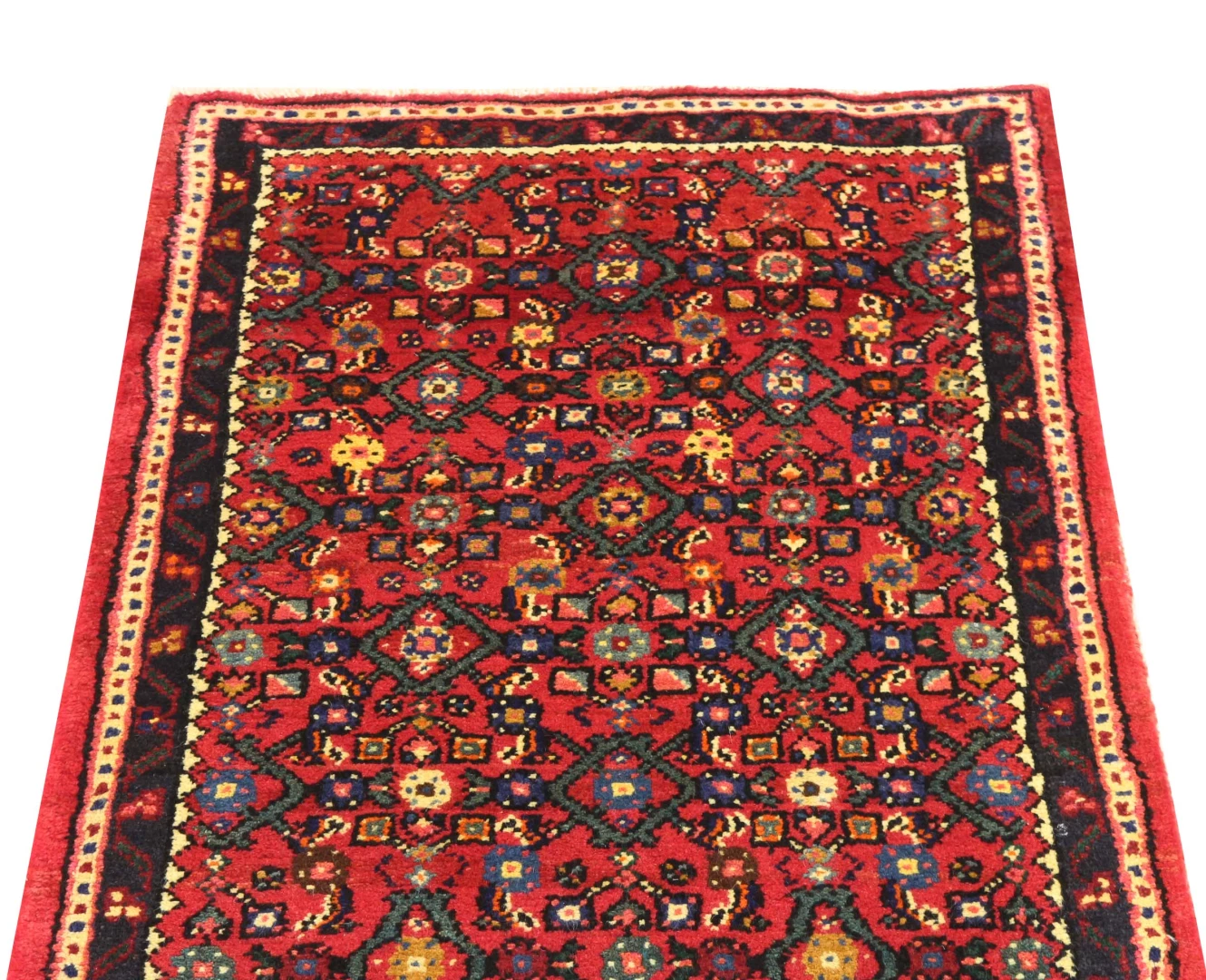 Perserteppich Hamadan 194 x 66 cm Wolle handgeknüpft