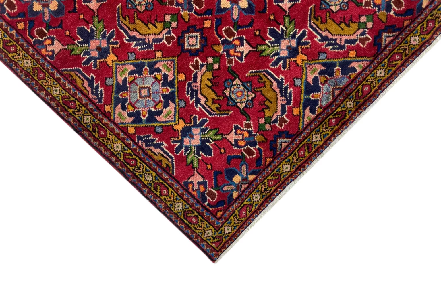 Perserteppich Hamadan 194 x 132 cm Wolle handgeknüpft