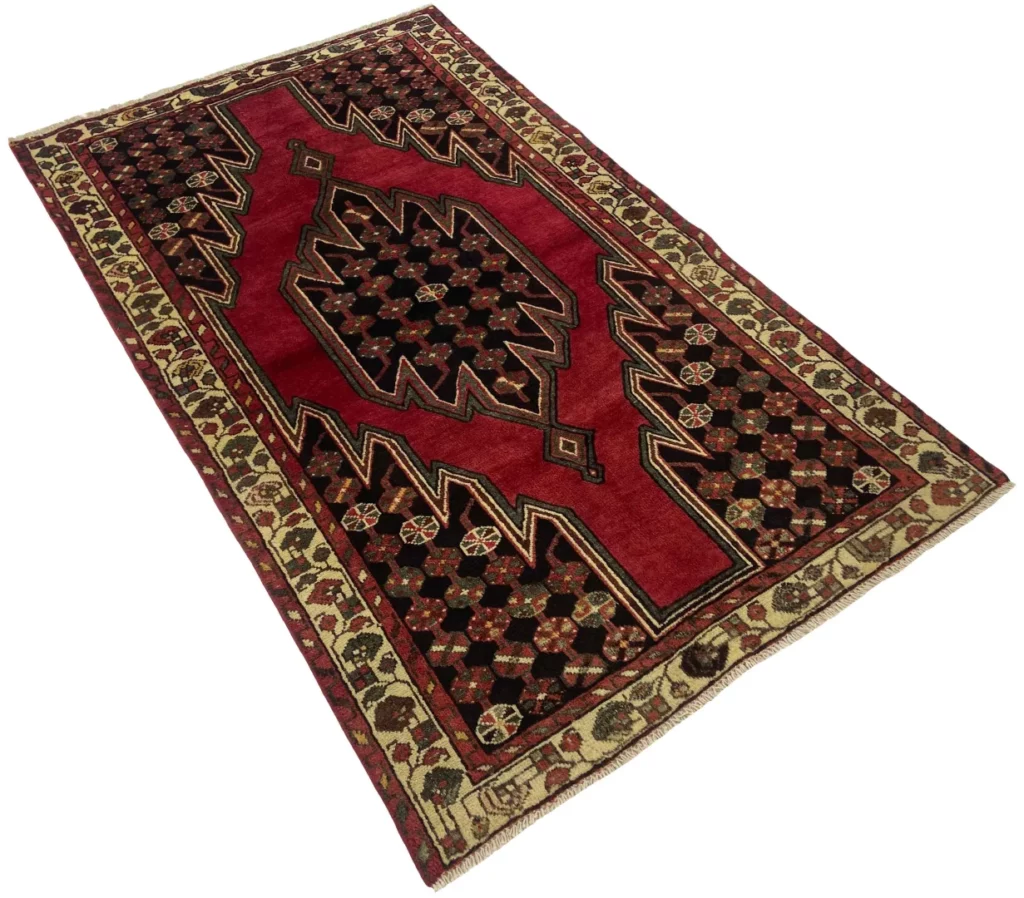 Perserteppich Hamadan 196 x 120 cm Wolle handgeknüpft