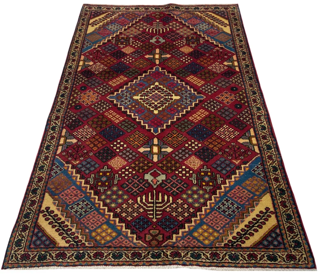 Perserteppich Hamadan 196 x 123 cm Wolle handgeknüpft