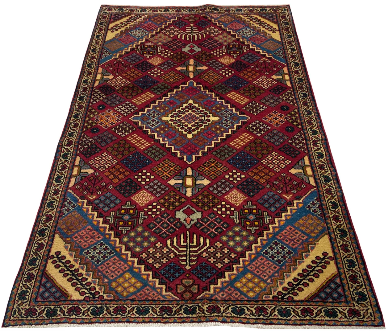 Perserteppich Hamadan 196 x 123 cm Wolle handgeknüpft