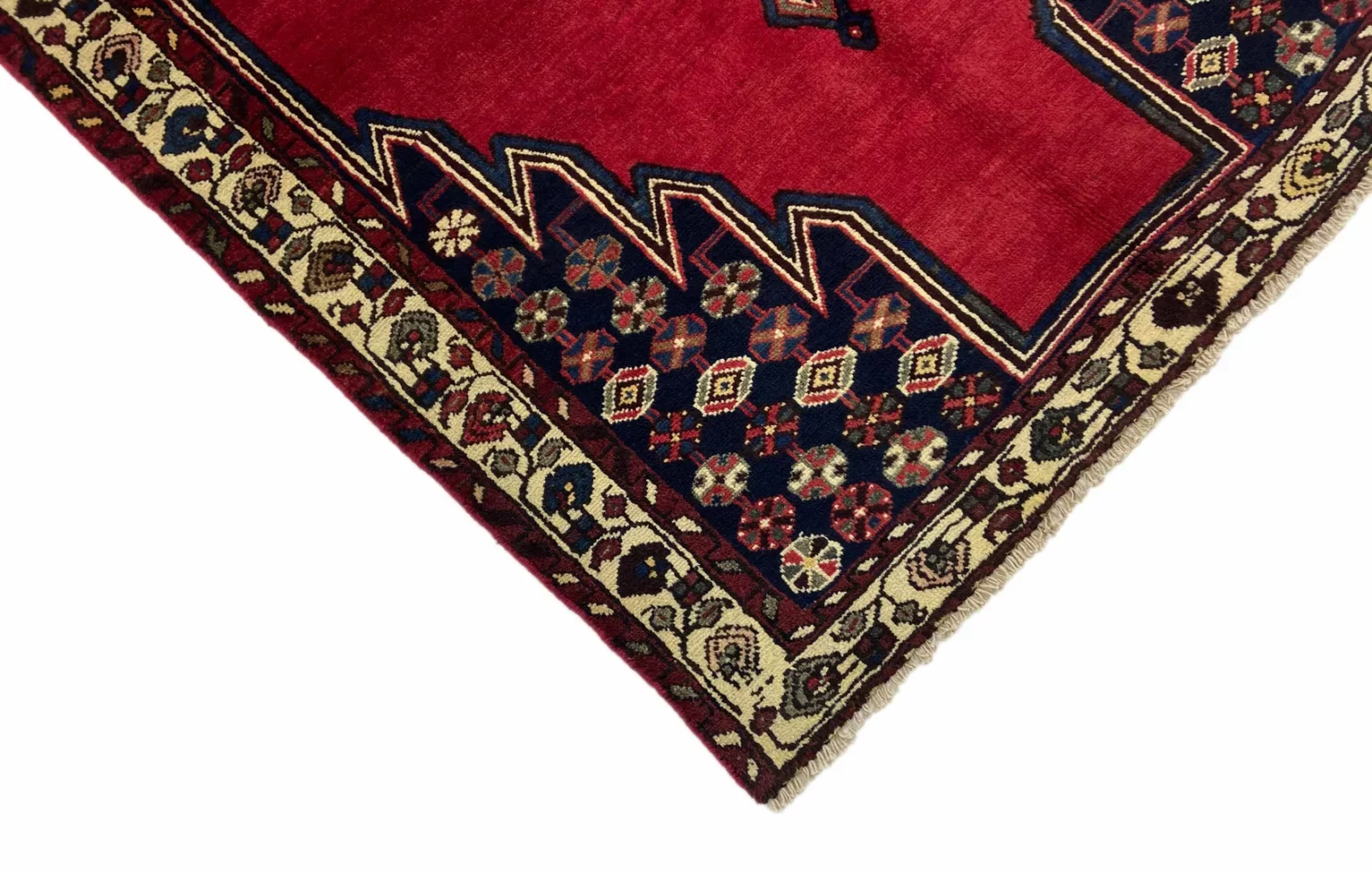 hamadan-teppich-198-x-127-cm-knotendichte-100000-350000-hohe-3 Perserteppich Hamadan 198 x 127 cm Wolle handgeknüpft