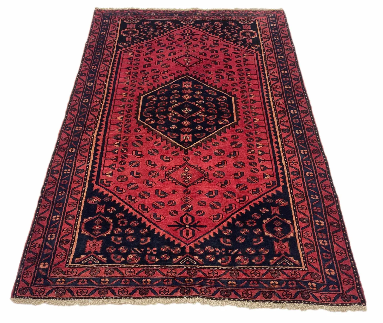 hamadan-perserteppich-198-x-135-cm-knotendichte-100000-350000-knoten-m-1-1 Perserteppich Hamadan 198 x 135 cm Wolle handgeknüpft