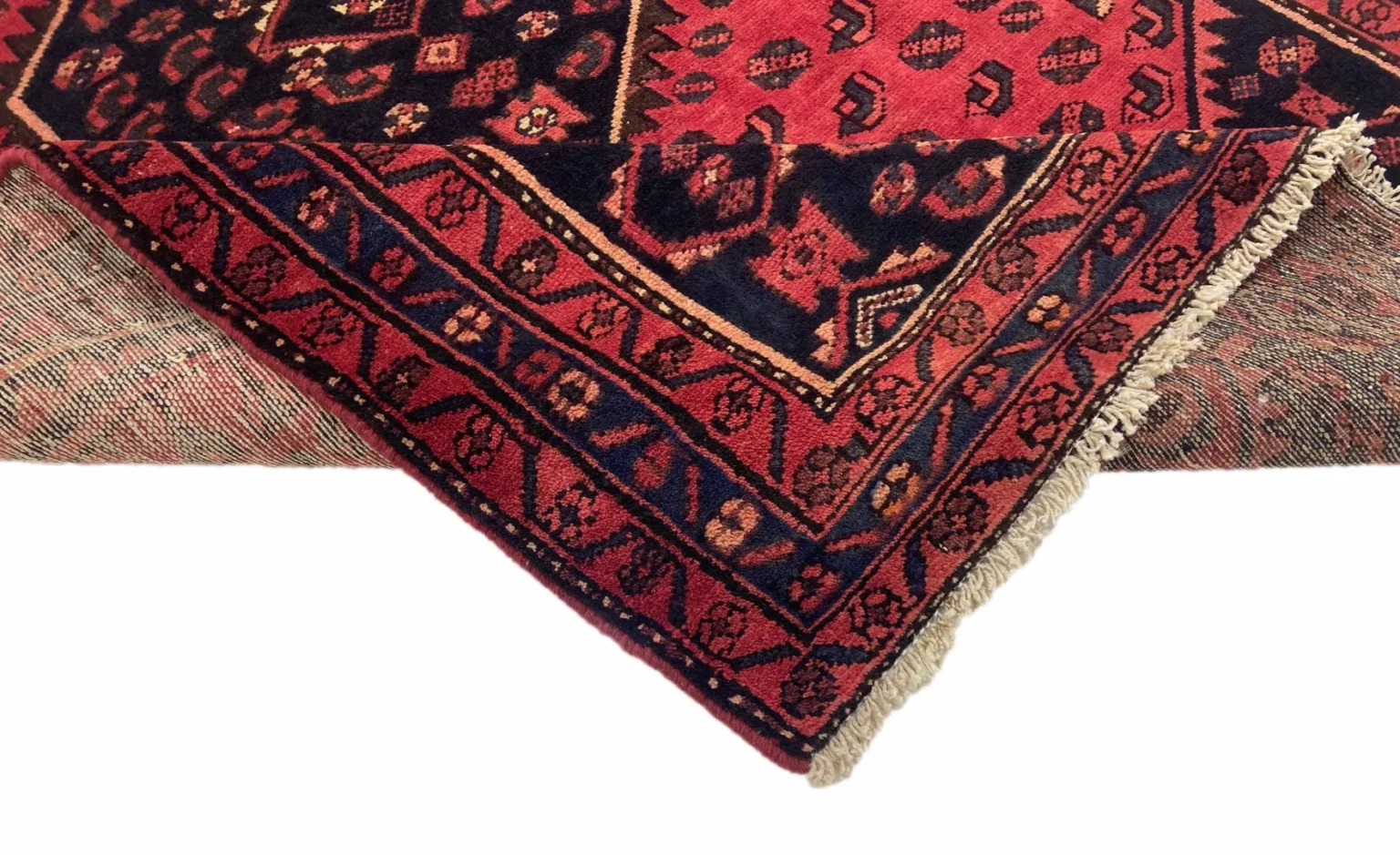 hamadan-perserteppich-198-x-135-cm-knotendichte-100000-350000-knoten-m-1-4 Perserteppich Hamadan 198 x 135 cm Wolle handgeknüpft