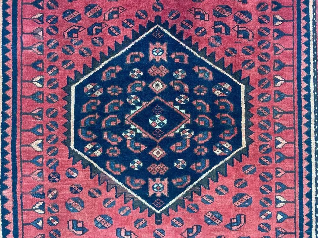 hamadan-perserteppich-198-x-135-cm-knotendichte-100000-350000-knoten-m-1-5 Perserteppich Hamadan 198 x 135 cm Wolle handgeknüpft