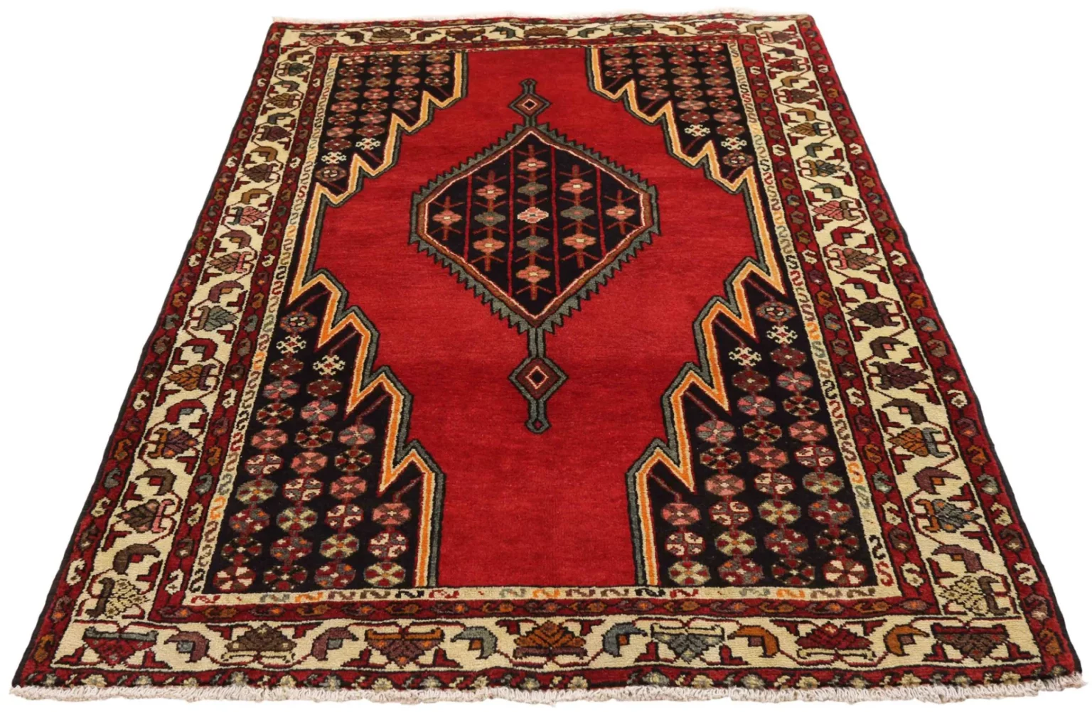 Perserteppich Hamadan 200 x 133 cm Wolle handgeknüpft