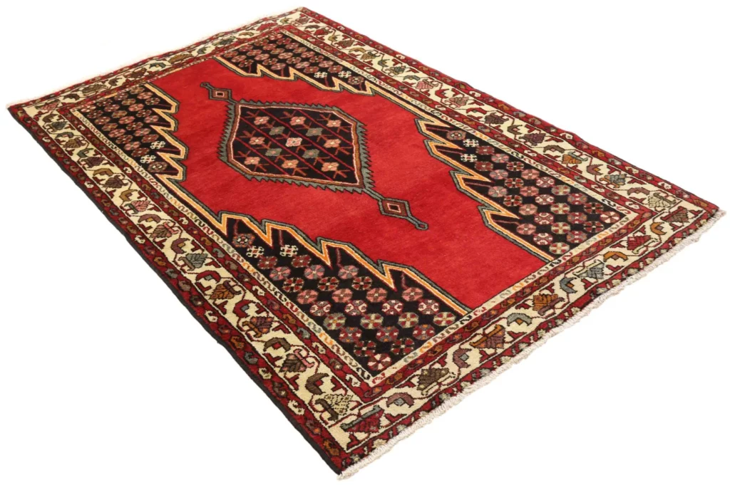 Perserteppich Hamadan 200 x 133 cm Wolle handgeknüpft