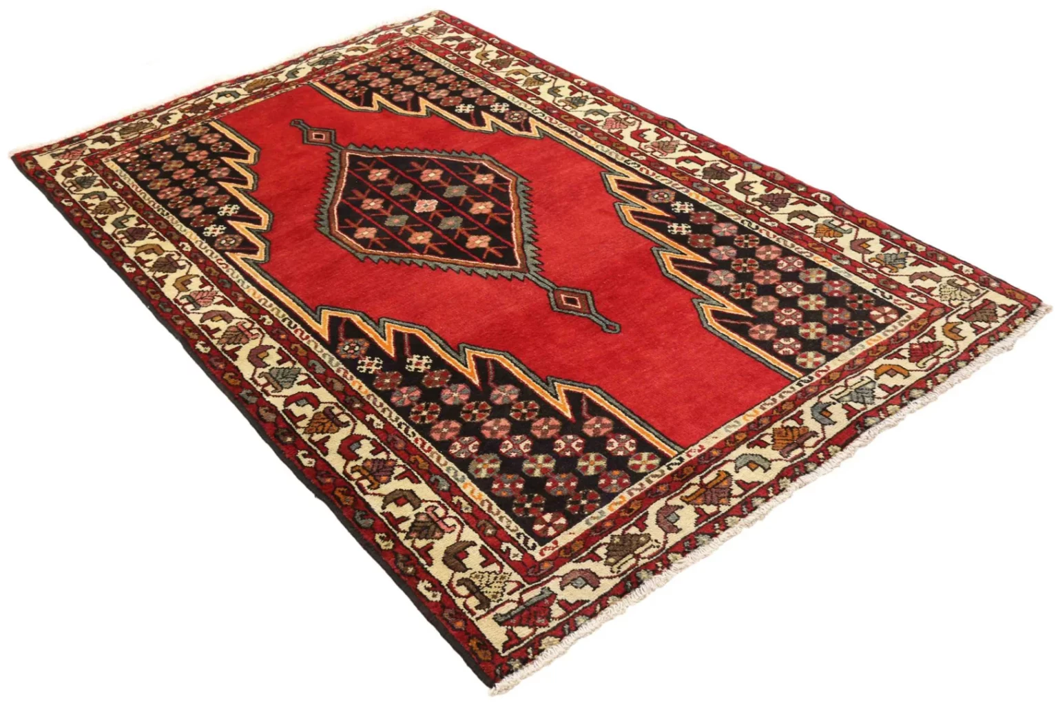 Perserteppich Hamadan 200 x 133 cm Wolle handgeknüpft