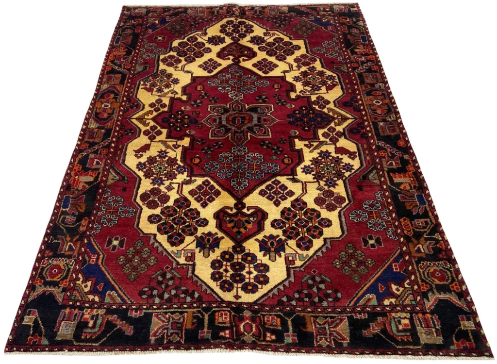 Perserteppich Hamadan 200 x 140 cm Wolle handgeknüpft
