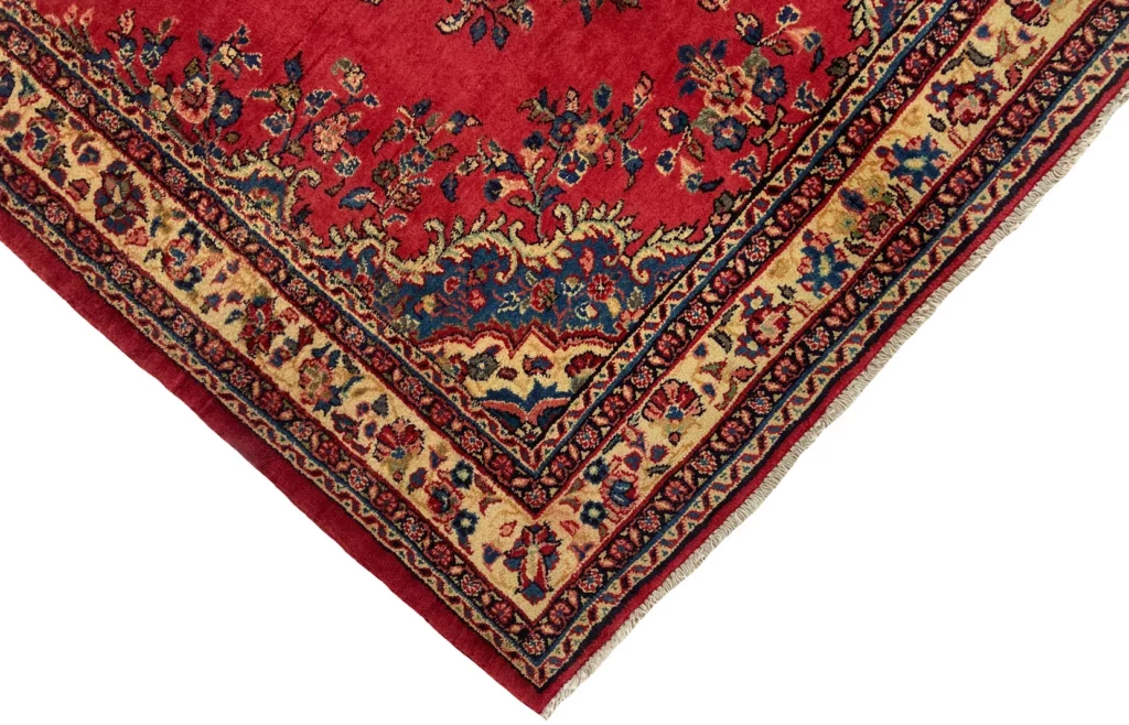Perserteppich Hamadan 201 x 140 cm Wolle handgeknüpft